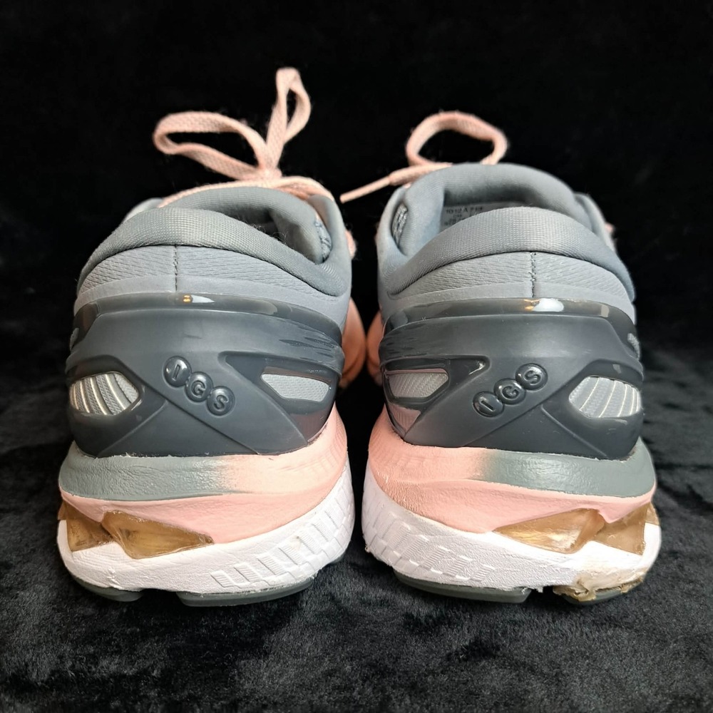 ASICS Gel-Kayano 27 Gray‎ 1012A713 Athletic Running Shoe Womens 9 Wide - Picture 7 of 11
